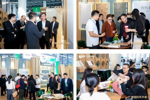 千年舟携系列新花色惊艳亮相「2025年世界林木业大会暨2025年广西国际林产品及木制品展」 