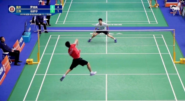 双喜临门！重庆佛雷斯队豪取全国羽毛球U16-17总决赛男团男单双冠 