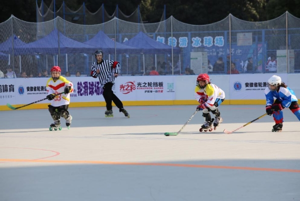 南方城市冰雪热 江淮少年竞风流——2025年安徽省轮滑冰球联赛合肥站圆满落幕 