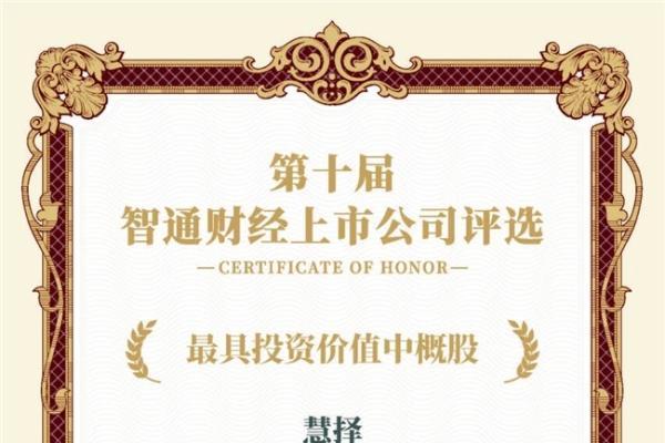  慧择(HUIZ.US)荣获“最具投资价值中概股”大奖，彰显卓越商业价值与社会影响力 