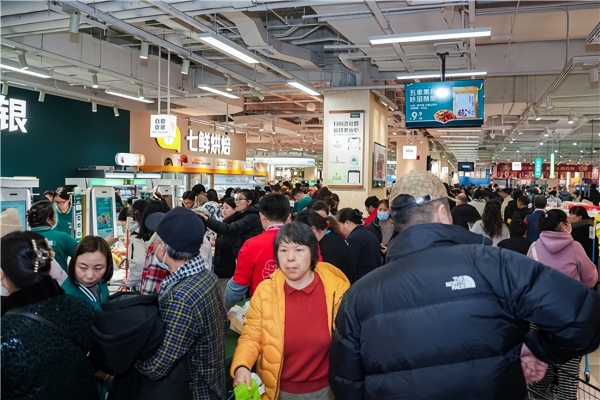 太火爆！京东七鲜石家庄首店开业纯牛奶、车厘子、现烤花边蛋挞等爆品多轮补货仍被抢空