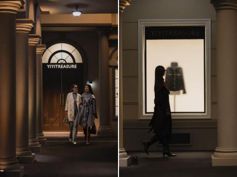 译依YIYI携“奢雅绒静”登陆淘宝超级时装发布 