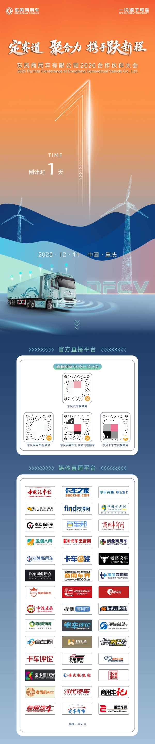 东风商用车2026年度合作伙伴大会盛启在即！ 