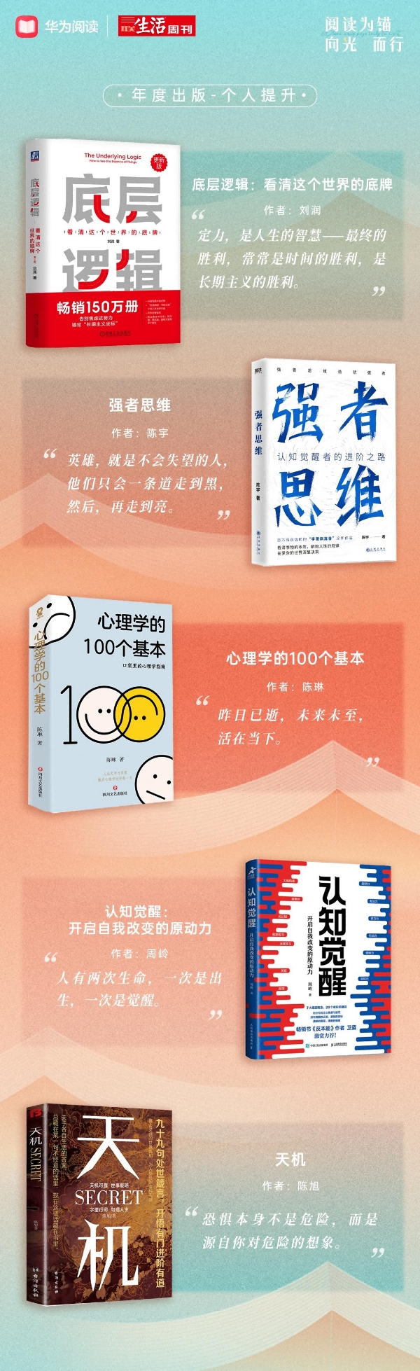 阅读为锚 向光而行：华为阅读×三联生活周刊2025年度阅读榜单温暖发布 