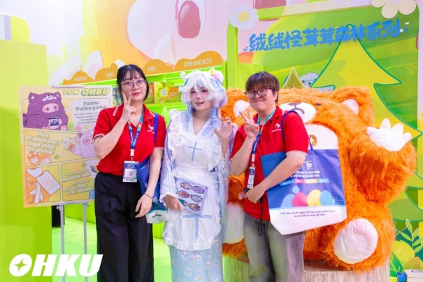 中国潮玩品牌OHKU闪耀IBTE，绒绒怪IP引爆东南亚市场 