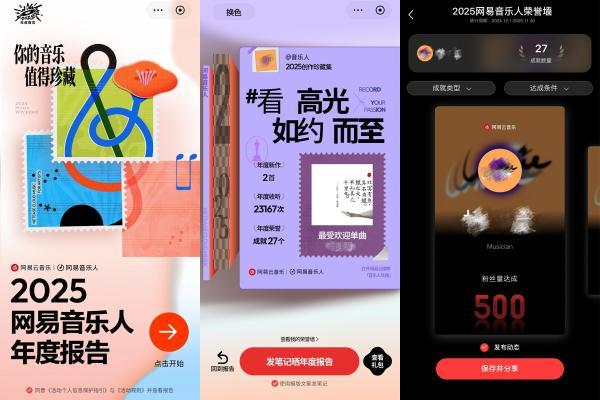 网易云音乐上线2025音乐人年度报告 铭记音乐人的每一步成长 