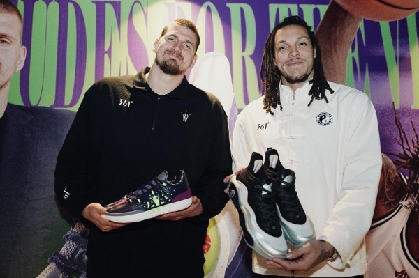 约基奇与戈登全球联合首发双签名球鞋，361°再续品牌“长期主义”海外布局 