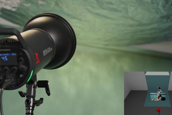 不用下水也能拍出深海人像！教你多灯打造耶稣光深海效果 