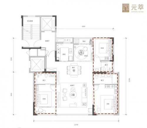  超四代洋房+内环滨江！武汉豪宅的更优解 