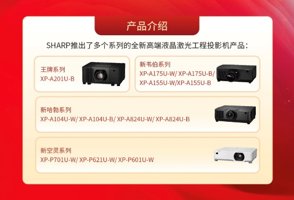  SHARP全新高端液晶激光工程投影机产品重磅发布 重塑行业标杆，开启视觉新纪元 