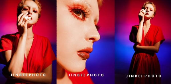 告别色彩杂乱！金贝JL-600C教你多灯拍出撞色创意人像 