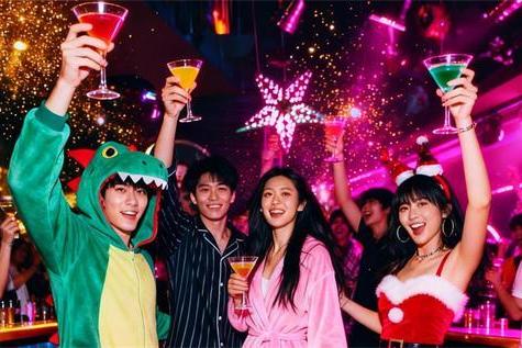  跨年不装了，睡衣开疯！动力火车「派对动物 先疯为敬」登陆广州酒吧街 