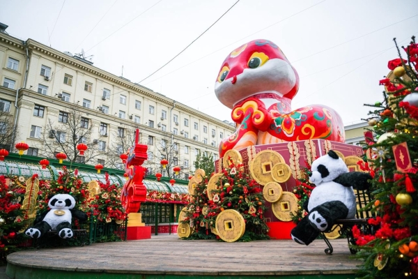 莫斯科将以盛大活动迎接中国新年，惊喜呈现给市民与游客 