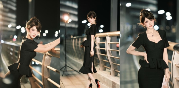 从布光到成片：金贝HD100多灯夜景人像怎么拍！ 