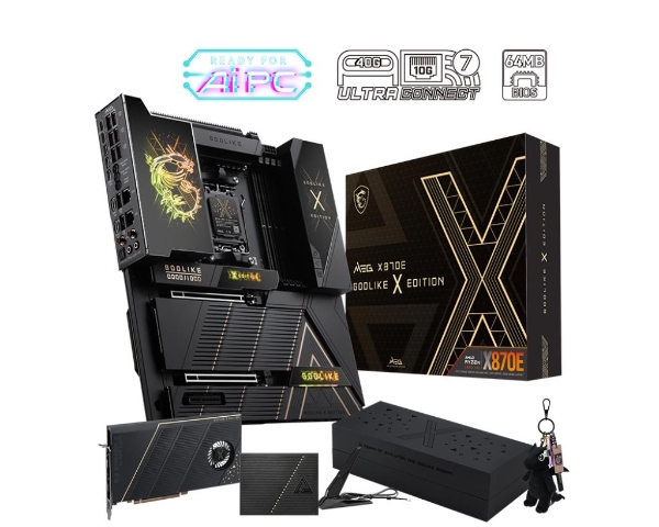微星发布十周年限定MEG X870E GODLIKE X EDITION超神主板，全球限量1000片 