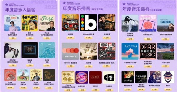 网易云音乐发布2025年度播客榜单 公布年度百大优质播客 