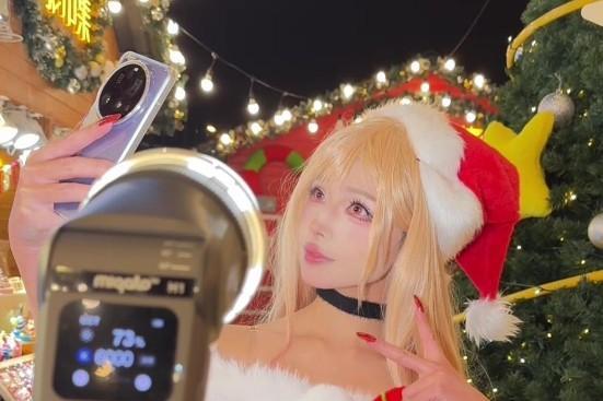 面光+轮廓光，两步搞定圣诞夜出片！