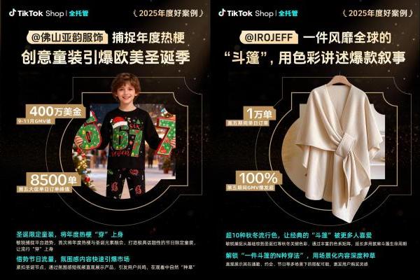 TikTok Shop 2025年度好案例发布！看全托管如何将好商品卖全球！ 
