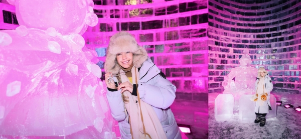 Chopard萧邦冰雕艺术装置亮相哈尔滨“冰雪大世界” 臻美珠宝化作冰雕艺术，丰沛情感点亮璀璨冰城 