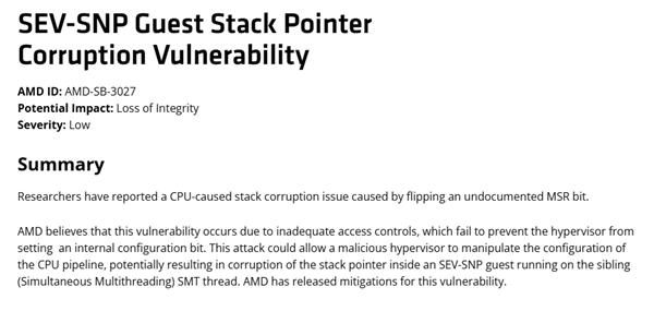 AMD Zen被曝漏洞！不好意思 早就搞定了 