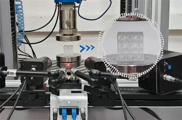 三维数字图像相关（3D-DIC）技术精准测量光敏树脂3D打印镂空结构压缩变形 