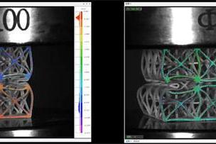 三维数字图像相关（3D-DIC）技术精准测量光敏树脂3D打印镂空结构压缩变形 