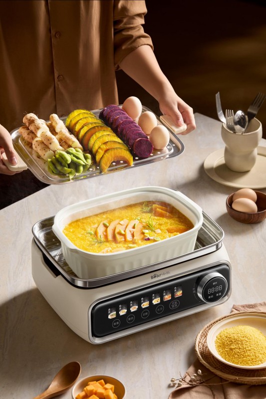 小熊小食光电蒸锅以首创四环火技术回应品质生活需求 