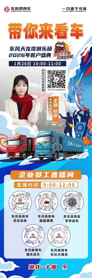 400卡友已抵十堰！东风商用车2026年天龙哥客户盛典即将启幕 