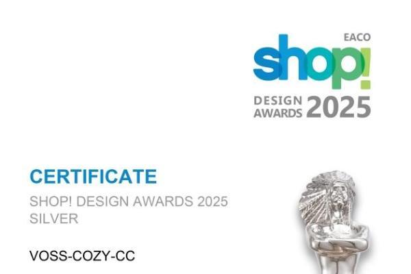 VOSS眼镜荣膺2025年SHOP!设计奖，以北欧极简哲学重塑眼镜轻盈定义 