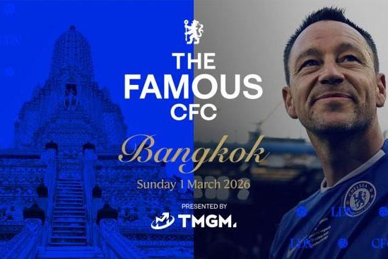 切尔西俱乐部官方合作伙伴 TMGM 呈现 CFC 亚洲盛典，传奇 John Terry 亮相曼谷 