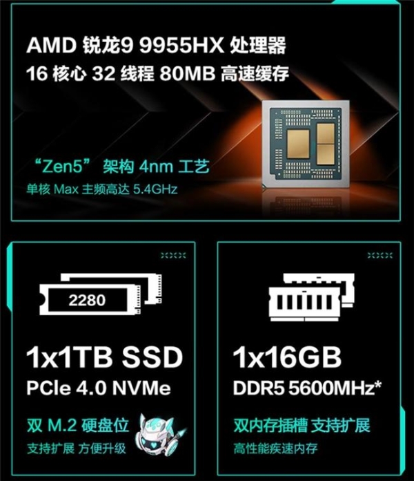 寒假上分畅爽竞技 首选RTX 5070笔记本电脑华硕天选6 Pro锐龙版 