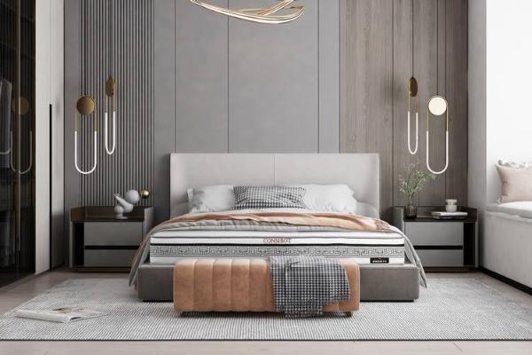 从芯到表的全面呵护：康姿百德清雅款磁性床垫打造健康舒适的休憩之所 