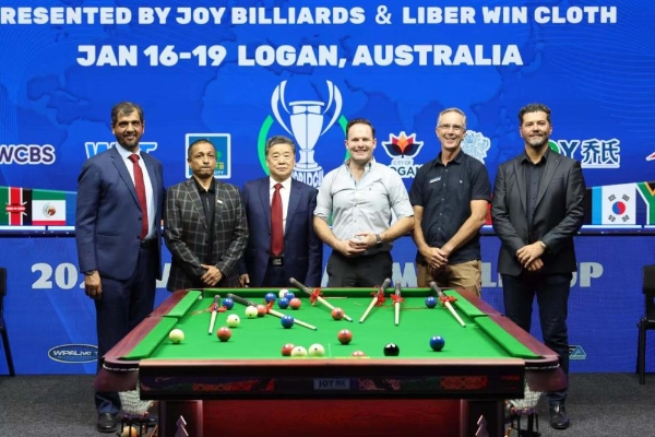 首届“利百文台尼·乔氏杯”2026中式八球世界杯启幕 