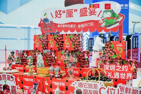 冰雪与甜蜜碰撞！智利车厘子冰雪节新年启幕 