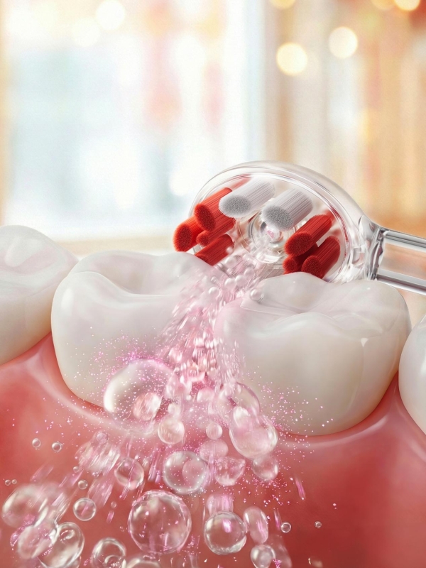 鎏金美学融合喷气科技，锐舞鎏金红气泡电动牙刷定义健康礼赠新高度 