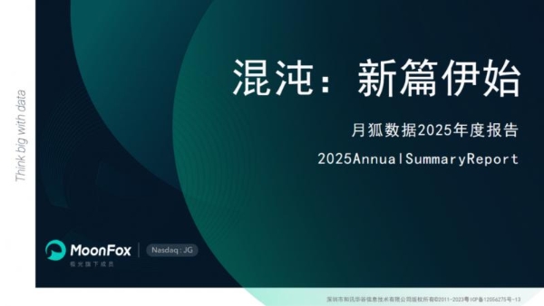 极光月狐数据发布《混沌：新篇伊始——月狐数据2025年度报告》 