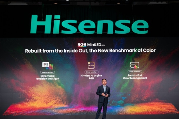 海信CES发布全新一代RGB-Mini LED，全球首创玲珑4芯真彩背光 