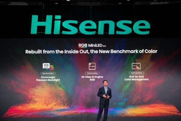海信CES发布全新一代RGB-Mini LED，全球首创玲珑4芯真彩背光 