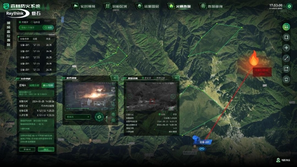 Raythink燧石热像仪精准监测，赋能森林防火智能升级！ 