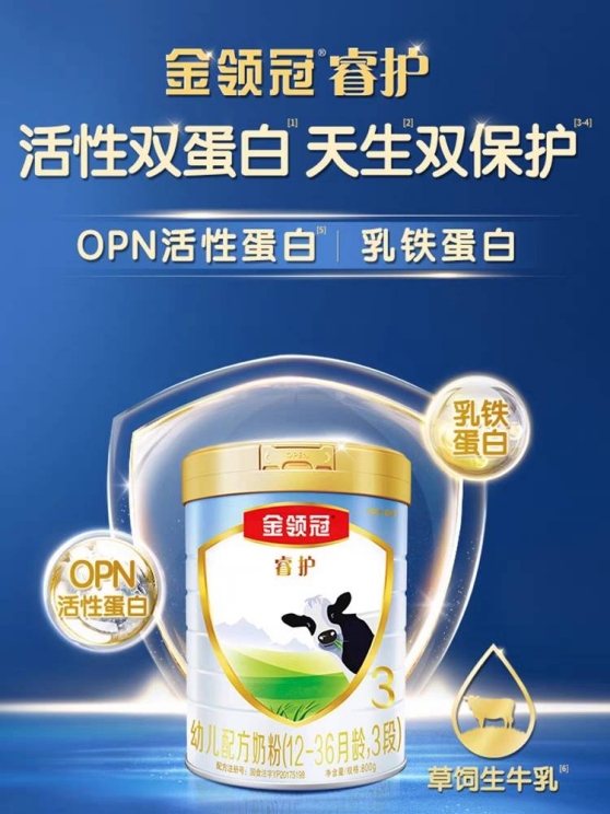 金领冠睿护奶粉：提高宝宝大脑发育的智慧选择