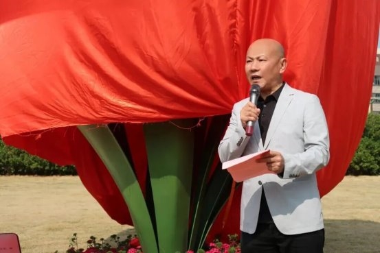 千年花乡 钢艺筑美｜法迪奥《蝶韵·钢艺雕塑》捐赠揭幕仪式圆满落幕！ 