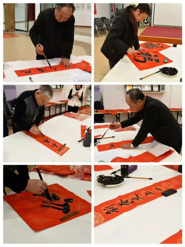 笔墨传福韵，骏启新岁安——爱康国宾烟威区域新春送福活动温情落幕 