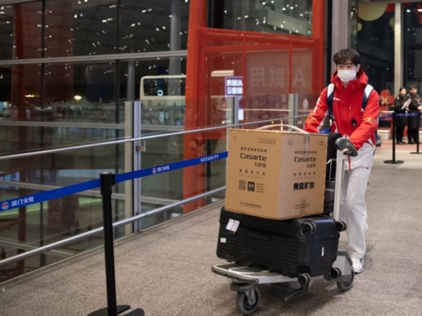 卡萨帝净水随中国运动员出征意大利 