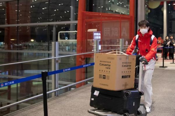 卡萨帝净水随中国运动员出征意大利 