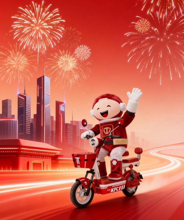 全网圈粉！台铃肯德基联名开运小红车成新年出行顶流！ 