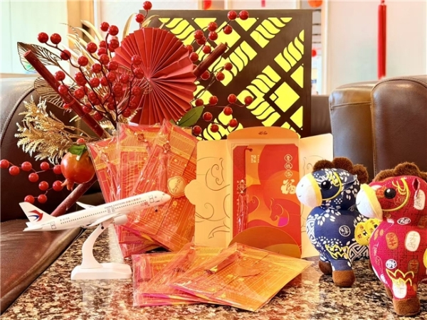 万米高空话百家姓 东航特色航班云端贺岁迎团圆