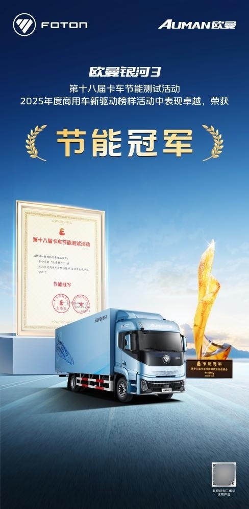 载誉前行 权威认证！欧曼银河全系重卡揽获多项行业重磅奖项