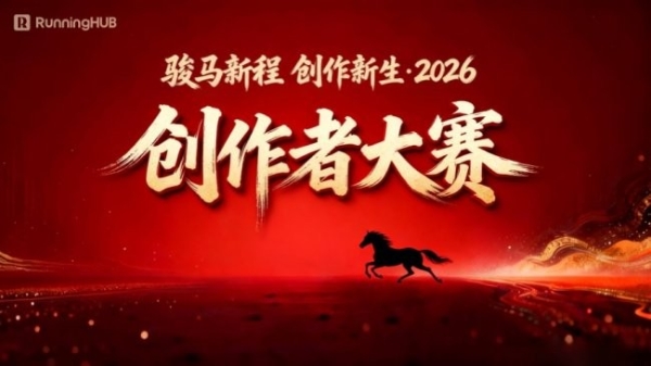 RunningHub 启动2026“骏马新程”AI视频创作大赛，作品征集截止2月23日 