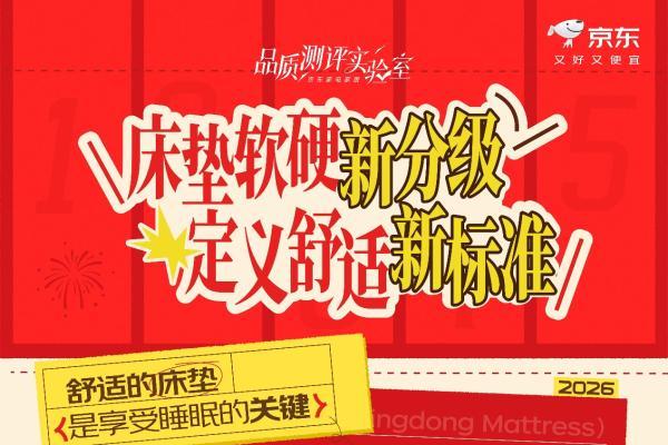 告别床垫“盲选” 京东推出床垫软硬新分级为消费者提供选购依据 