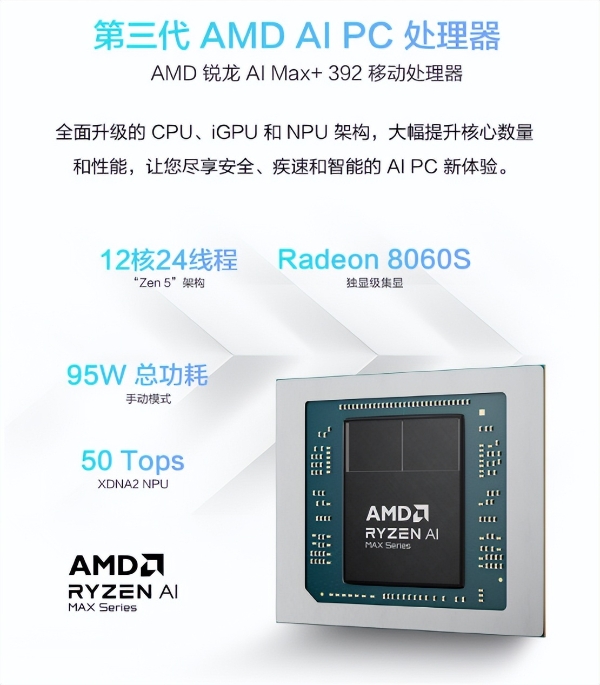 天选Air 2026 锐龙AI Max版强力核心加持 进阶AI新玩家 